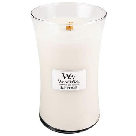 Woodwick Candle 22 Oz. - Baby Powder (Best Root Canal Alternative Baby)
