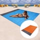 thumbnail image 4 of Soidarity Colchoneta de playa plegable, resistente al agua, a prueba de arena, manta para exteriores, almohadilla de arena colgante portátil Deportes acuáticos Naranja, 4 of 6