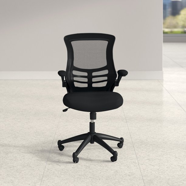 Odelle Ergonomic Mesh Task Chair, Tilt Tension Adjustment Knob adjusts