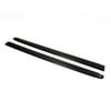 Wade 72 00157 Truck Bed Rail Caps Black Ribbed Finish Without Stake Holes For