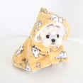 thumbnail image 5 of Reheyre Attractive Pet Cloak Costume - Delicate Edging Fabric - Cloud Pattern Hooded Cape Coat - Perfect for Winter, 5 of 8