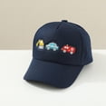 thumbnail image 7 of CAUYDY Childrens Baseball Cap 5T 6T 7T 8T Boys And Girls Three Little Car Embroidered Baseball Cap Cartoon Childrens Hat (Sizes 3-8 Years,B1-Blue), 7 of 7