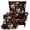 Skulls Roses, variant on Pzuqiu Wood Single Wing Armchair Slipcover for Pet, Wingback Chair Cover Polyester Spandex Fabric Wingback Chair Slipcover for Living Room Bedroom