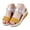 Yellow, variant on Mostsola Platform Sandals Women Arch Support Wedge Sandals Adjustable Open Toe Walking Shoes