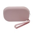 thumbnail image 1 of Hioecau Trousse de Maquillage Ovale en Silicone, Sac de Rangement Imperméable, Pochette Cosmétique à Fermeture Éclair pour Articles de Toilette, Rouges à Lèvres, Clés, Bijoux, 1 of 8