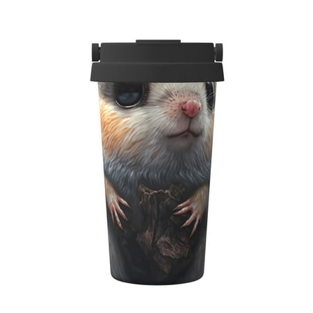 

Goofa Cute Fat Ball Branch for Insulated Travel Coffee Mug Spill Proof Leak Proof 16 OZCoffee Tumbler Reusable Coffee Cups with Lids Thermos for Hot and Cold Drink
