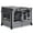 Gray, variant on Evolur Cozy Cove All-in-One Portable Playard Gray with Bassinet & Changing Table – Quick-Fold Travel Playard with Breathable Mesh Sides, Travel Bag Included