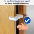 thumbnail image 3 of Protectores de dedos de espuma, paquete de 6, para bloquear puertas de 1 a 2 pulgadas, evita que las puertas se cierren de golpe, protector de seguridad para puertas para niños, protector de dedos pa, 3 of 5