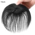 thumbnail image 1 of CAROOTU Clip-On Hair Topper Straight Extension Cover White Sparse Hair Hairpiece, 1 of 6