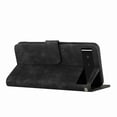 thumbnail image 2 of Allytech For Compatible with Google Pixel 6 Wallet Case, with Wrist Strap Kickstand Card Holder Magnetic Buckle Protective Flip Full for Google Pixel 6 Synthetic Leather Case,Black, 2 of 6