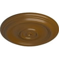 thumbnail image 3 of Ekena Millwork 12"OD x 1"P Traditional Ceiling Medallion (Fits Canopies up to 2 3/4"), Hand-Painted Smokey Topaz, 3 of 6