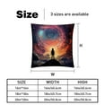 thumbnail image 5 of Galactic Space Inserts Set of 2 - 16x16, 18x18, 20x20 Inches - Unique Patterns for Pillows Covers, Bed Pillow, Throw Pillows - Great for All Occasions, 5 of 6