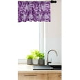 thumbnail image 3 of Ambesonne Spring Window Valance, Spring Romantic Meadow, 54" X 18", Purple White, 3 of 3