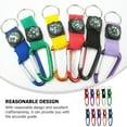 thumbnail image 5 of 10 Pcs Carabiner Compass Children’s Toys Keychain Survival Hiking Small Bulk Keychains Portable Mini, 5 of 6