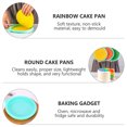 thumbnail image 3 of TABLZONE 4Set Silicone Baking Pans Assorted Color Oven Safe Baking Dishes for Home Use, 3 of 8