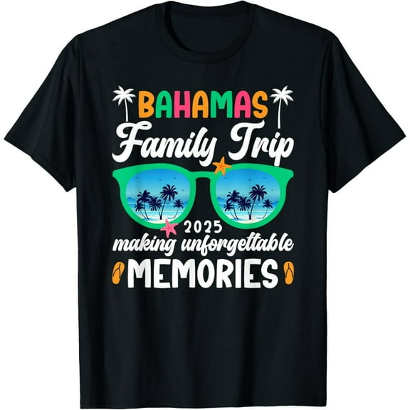 Bahamas Family Trip 2025 Making Memories Bahamas Vacation T-Shirt Casual Short Sleeve Shirt