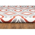 thumbnail image 2 of Geo Lenox Grey Handtufted Microfiber Area Rug 8x10 Soft Geometric Design, 2 of 6
