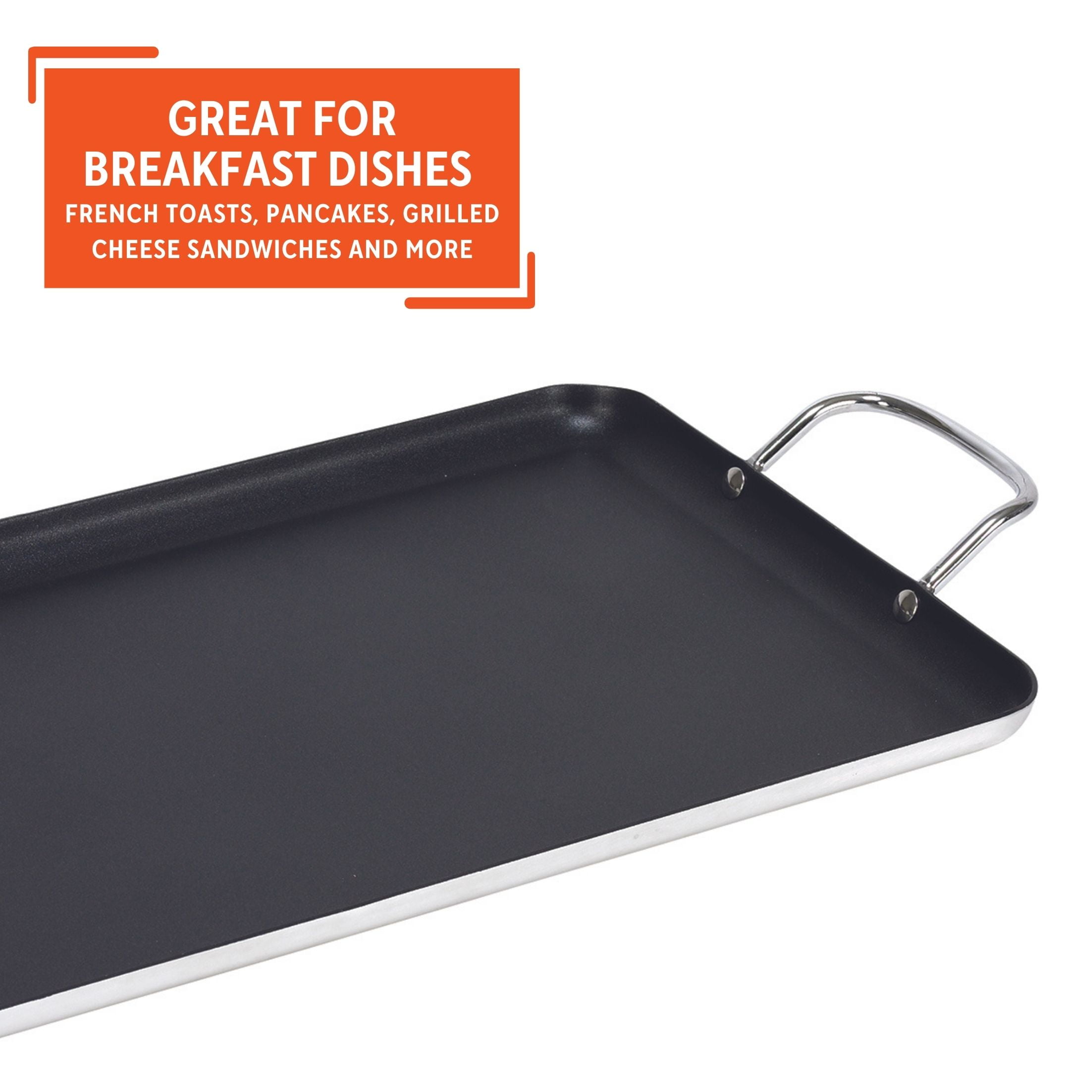 Buy Imusa Large 20 X 12 Nonstick Double Burner Griddle with Metal