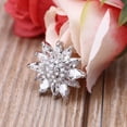 thumbnail image 3 of ESTONE 5Pcs 20mm Sunflower Rhinestone Metal Buttons Crystal Embellishment DIY Accessory, 3 of 11