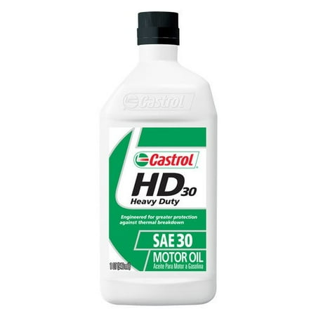 (3 Pack) Castrol 30W Conventional Motor Oil, 1 QT