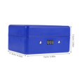 thumbnail image 4 of Metal Cash Box With Combination Lock Metal Small Money Organizer 5.8 Inch Lockable Storage Box For Cash And Valuables Portable Handle Money Box For Ho, 4 of 4
