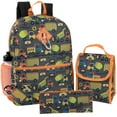 thumbnail image 5 of 6 in 1 Backpack with Matching Lunch Bag, Pencil Case, Water Bottle, Keychain & Accessories in Construction Trucks Print, 5 of 6