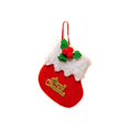 thumbnail image 2 of AOMXGD 2 Pack Mini Christmas Stocking Ornaments, Plastic Hanging Decor for Xmas Tree Mantel Holiday Party Decor, 2 Count, 2 of 6
