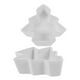 thumbnail image 2 of Plato de cerámica para aperitivos con forma del árbol de Navidad, plato para servir frutas, plato de postre, ensaladera, 2 uds., 2 of 7