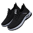thumbnail image 2 of Junboys Lightweight Breathable Casual Sneakers for Women - Comfortable Tennis Shoes for Everyday Jogging Gym,Black 36, 2 of 5