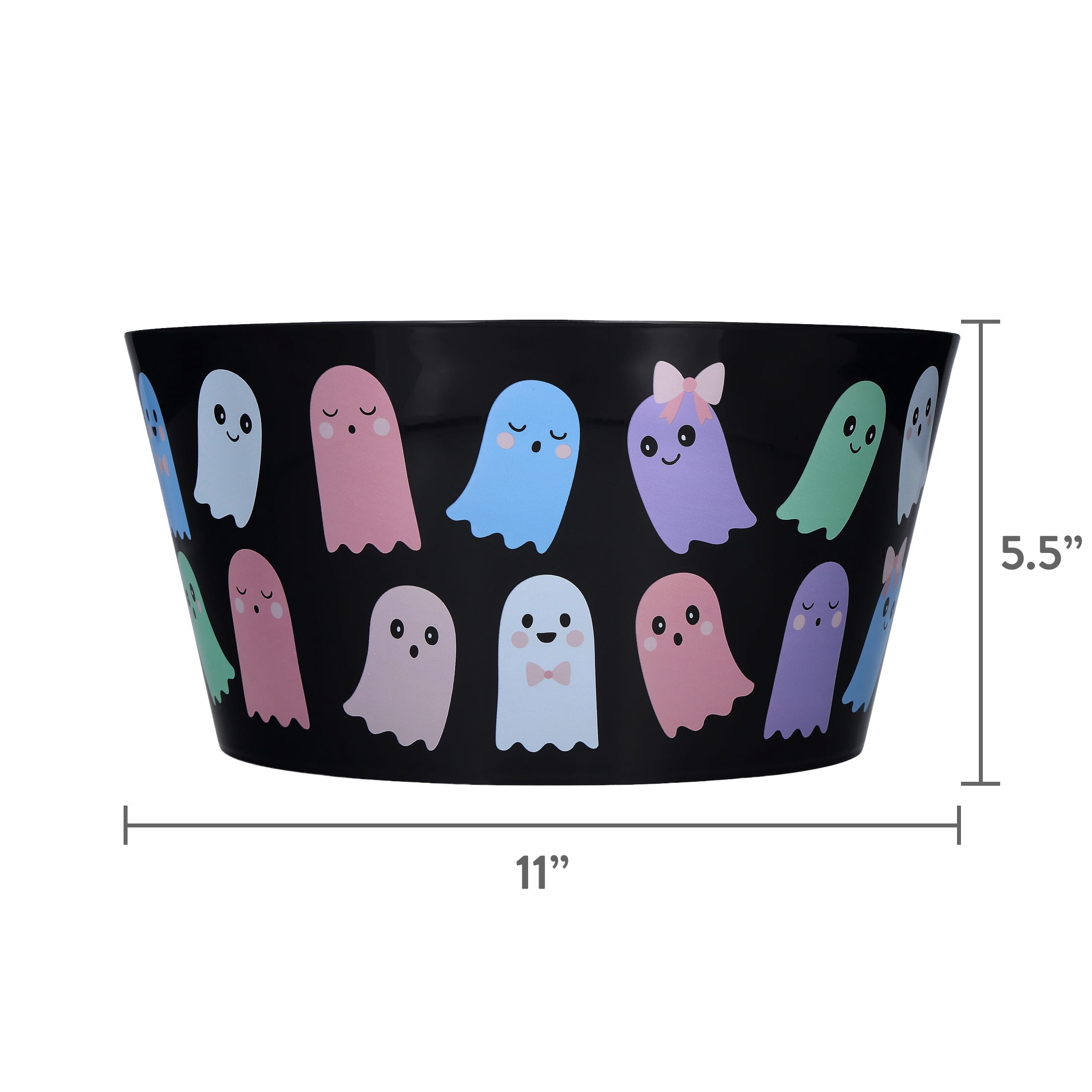 Plastic Ghosts Serving Bowl, Multicolor, 11.1", Halloween by Way To Celebrate