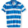 thumbnail image 1 of Aeropostale - Polo de rugby para hombre, diseño de rayas A87, azul, pequeño, 1 of 1