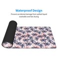 thumbnail image 5 of Disketp Gaming Mouse Pad Tropics Palm Trees Pattern Large Mouse Mat Long Extended Desk Pad Non-Slip Rubber Mice Pads Stitched Edges Thin Pad (11.8x31.5 Inch), 5 of 8