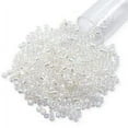 thumbnail image 4 of Miyuki Delica Seed Bead 11/0 Transparent Cream AB, 4 of 6