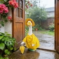 thumbnail image 5 of YellowRaincoat Porch Goose Outfits,Raincoats Costume with Umbrella and Hat,Waterproof,Goose Clothes for Spring summer Outdoor Garden Yard Decor, 5 of 5