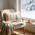thumbnail image 4 of Tyidzon Christmas Pillow Covers Christmas Tree Design Throw Case, 12x19in Soft Couch Cushion Covers for Sofa Bed, Holiday Party Decor, 4 of 7