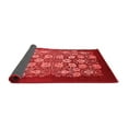 thumbnail image 2 of Ahgly Company Indoor Square Oriental Red Industrial Area Rugs, 4' Square, 2 of 4