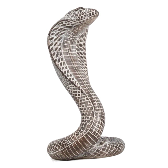 Estatua de serpiente del zodíaco chino Strade Fareast Limited figura de resina regalo de recuerdo gris