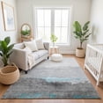 thumbnail image 7 of Addison Rugs Mayfield Premium Machine Washable Transitional Modern Teal Rectangle Rug, 10' x 14', 7 of 7