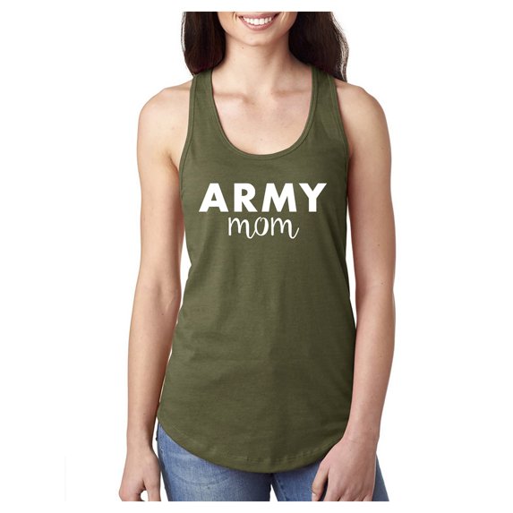 Army Mom Racerback Tank
