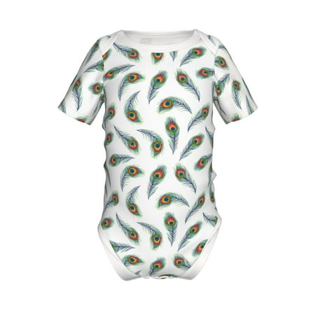 

Yiaed Colorful Grass Print Infant Climbing Short Sleeve Onesie One-Piece Baby Bodysuit Clothes 0-12 Months -9M