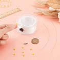 thumbnail image 3 of 0.8mm String for Bracelet 76 Yards Beading Thread Seed Bead Thread Sewing String with Leading Wire and Organizing Case for Leather Stitching Beading Jewelry Bracelets Making White, 3 of 9