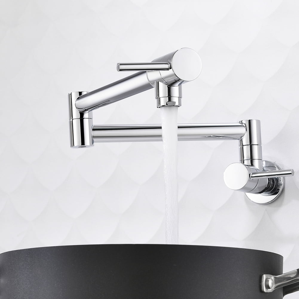 Kepooman Kitchen Faucets Commercial Solid with Folding Chrome Kitchen Sink Faucet Kepooman Kitchen Faucets Commercial Solid with Folding Chrome Kitchen Sink Faucet