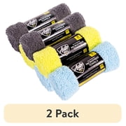 (2 pack) Auto Drive Microfiber Multi-Purpose Cleaning Towels, 2 pack, Assorted Colors