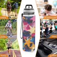 thumbnail image 7 of BZSMCE Sport Bottle Colorful Starburstes Outdoor sports Water Bottle Size: 10.4x3in, 7 of 7