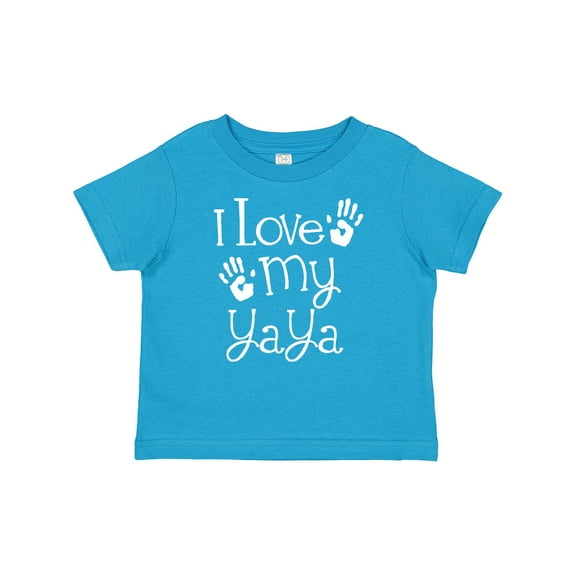 Inktastic I Love My Yaya Grandchild Boys or Girls Baby T-Shirt