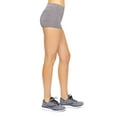 thumbnail image 2 of Expert Brand Women's Airstretch Performance Shorts, Heather Charcoal, Medium, 2 of 6