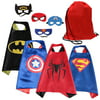 Comic Cartoon Hero Costumes Cool Dressed Up Costumes and Mask Costumes 4 pcs Set For Boys with Bags