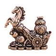 thumbnail image 3 of Small Vintage Alloy Horse Statue - Equestrian Figurine for Home and Office Decor, Elegant Tabletop Ornament and Collectible, 3 of 6