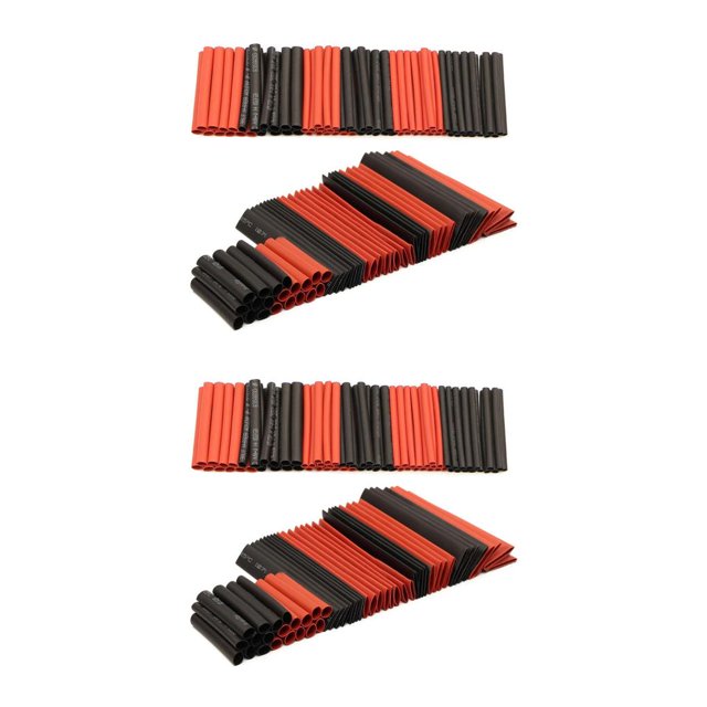 Moyic Kit de surtido de tubos termorretráctiles de 127 Uds., conexión eléctrica, envoltura de Cable eléctrico, contracción impermeable Type1 NO1