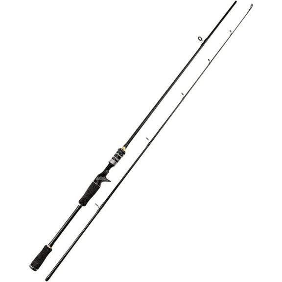 5.4 Ft Carbon Fiber Travel Fishing Rod, Ultralight Baitcasting Lure Rod